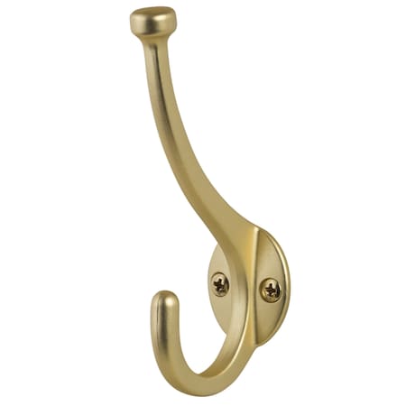 Sure-Loc Hardware Sure-Loc Hardware Small Pilltop Coat Hook, Satin Brass RH6 SB